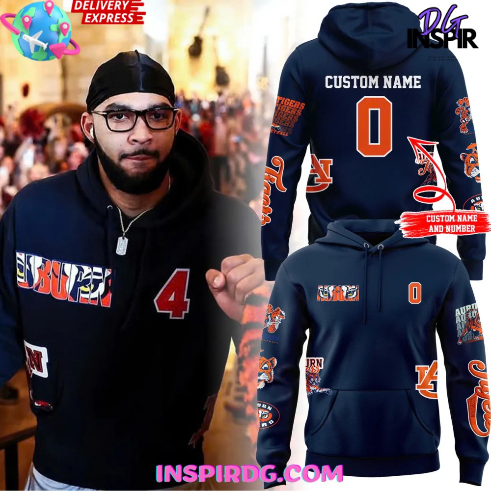 Auburn Tigers Mens Basketball Johni Broome Hoodie