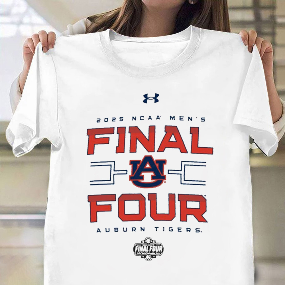 Auburn Tigers Under Armour 2025 NCAA Mens Basketball Tournament March Madness Final Four Shirt