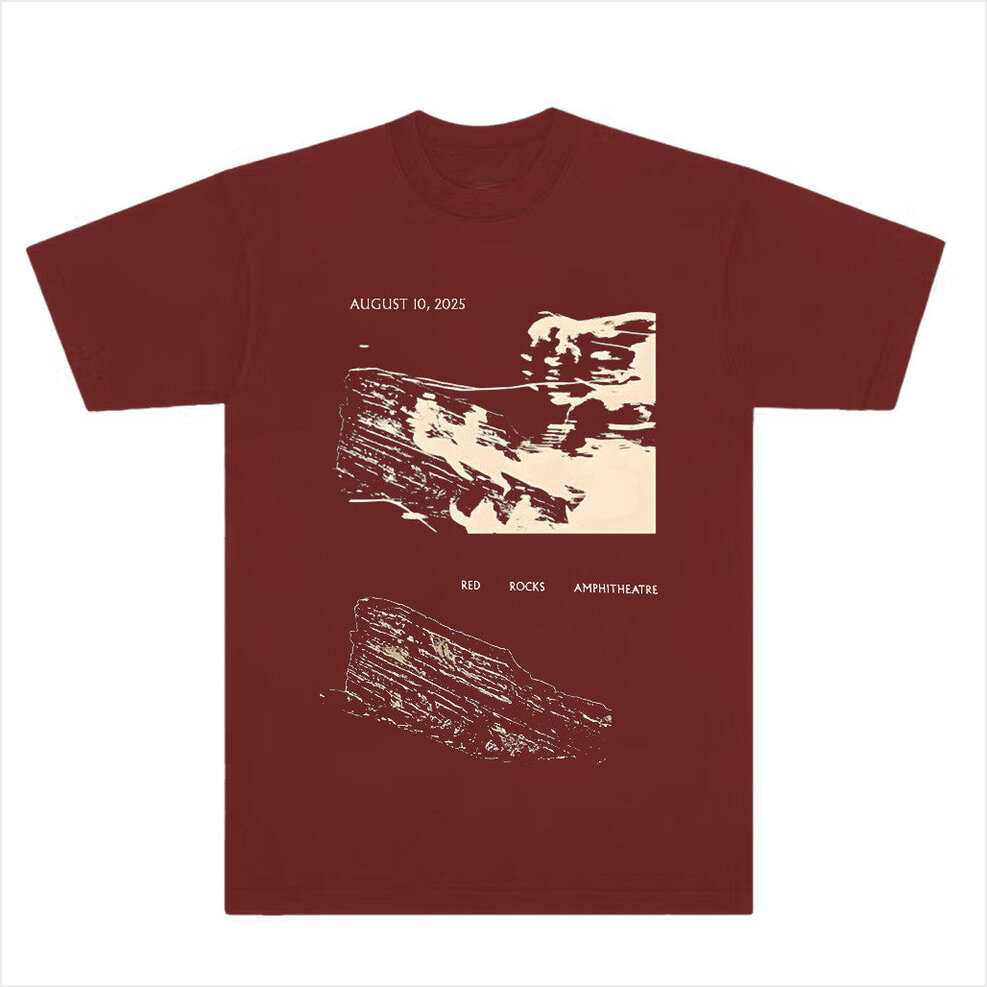 August 10 2025 Red Rocks Amphitheatre T-Shirt Zach Bryan Red Rocks Merch Birthday Gifts For Dad