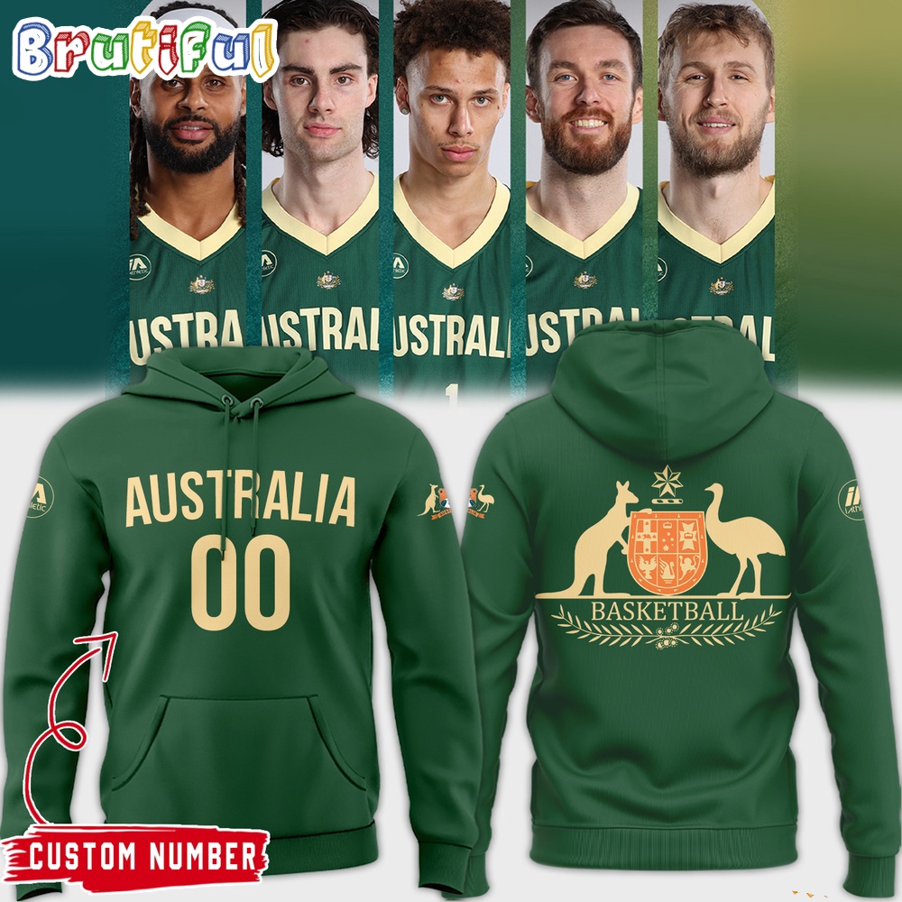 Australia Basketball 2024 Hoodie Shirt