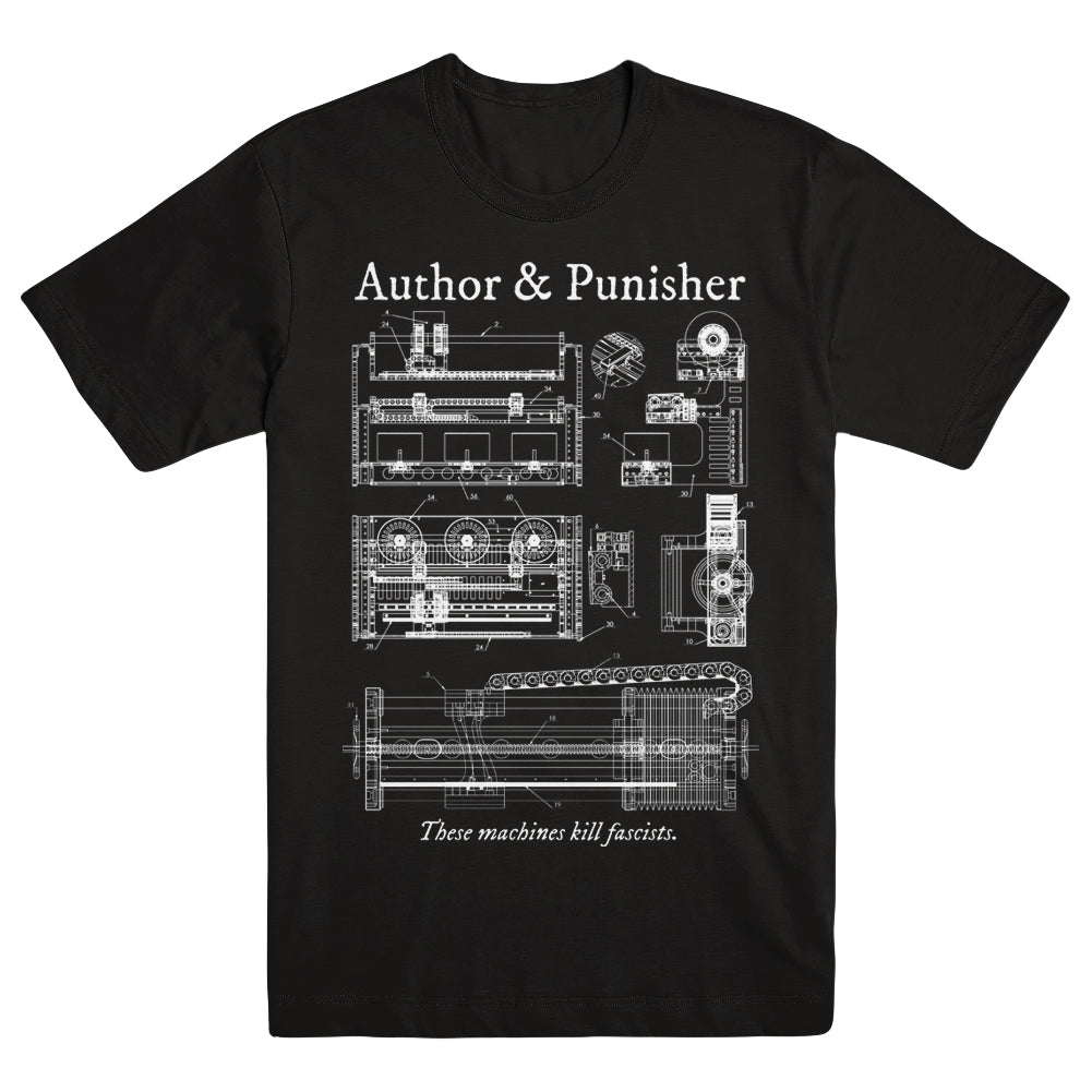 Author And Punisher Merch These Machines Kill Fascists Shirt Author And Punisher Shirt FatherS Day Gifts For Boyfriend