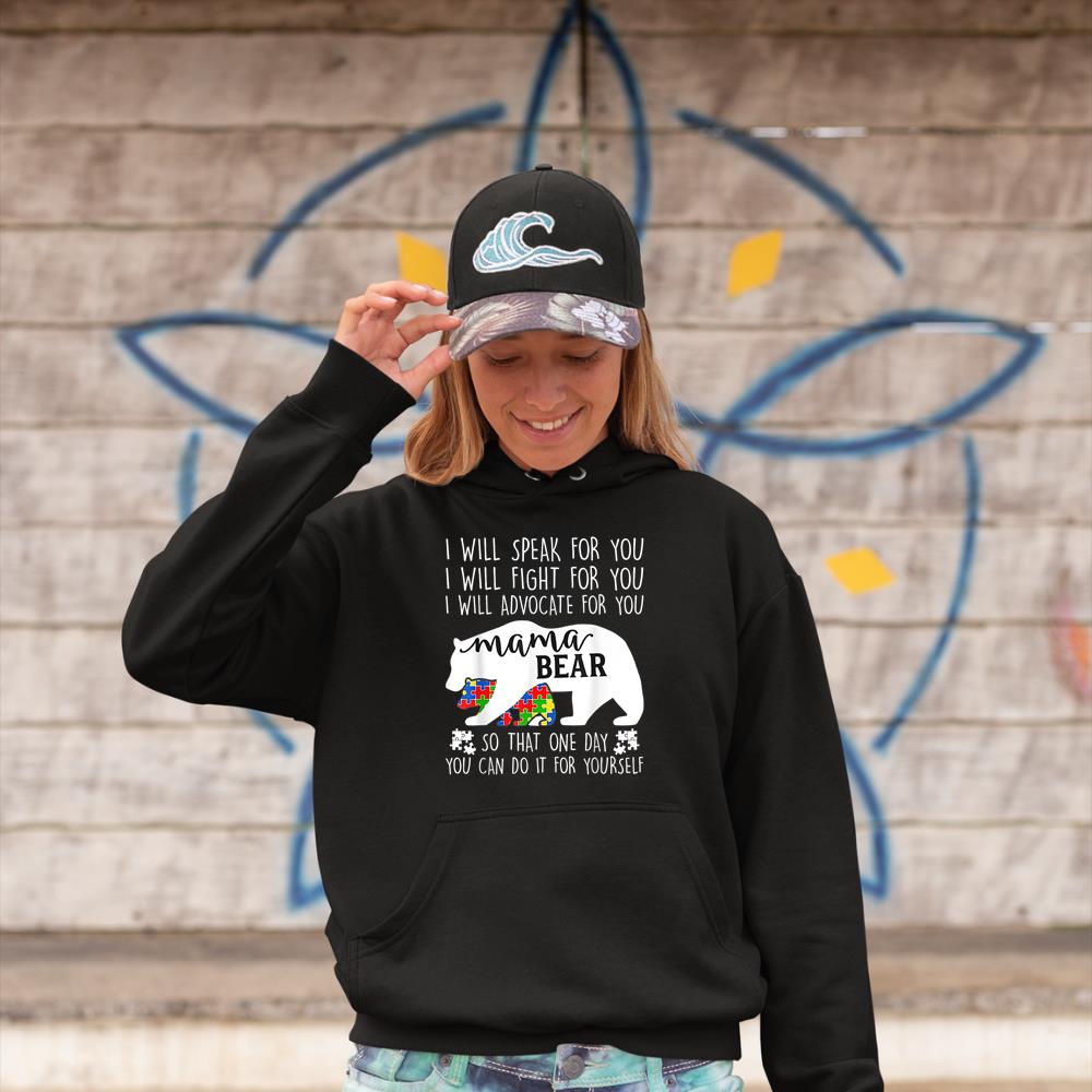 Autism Mama Bear I Will Speak Fight Advocate For You