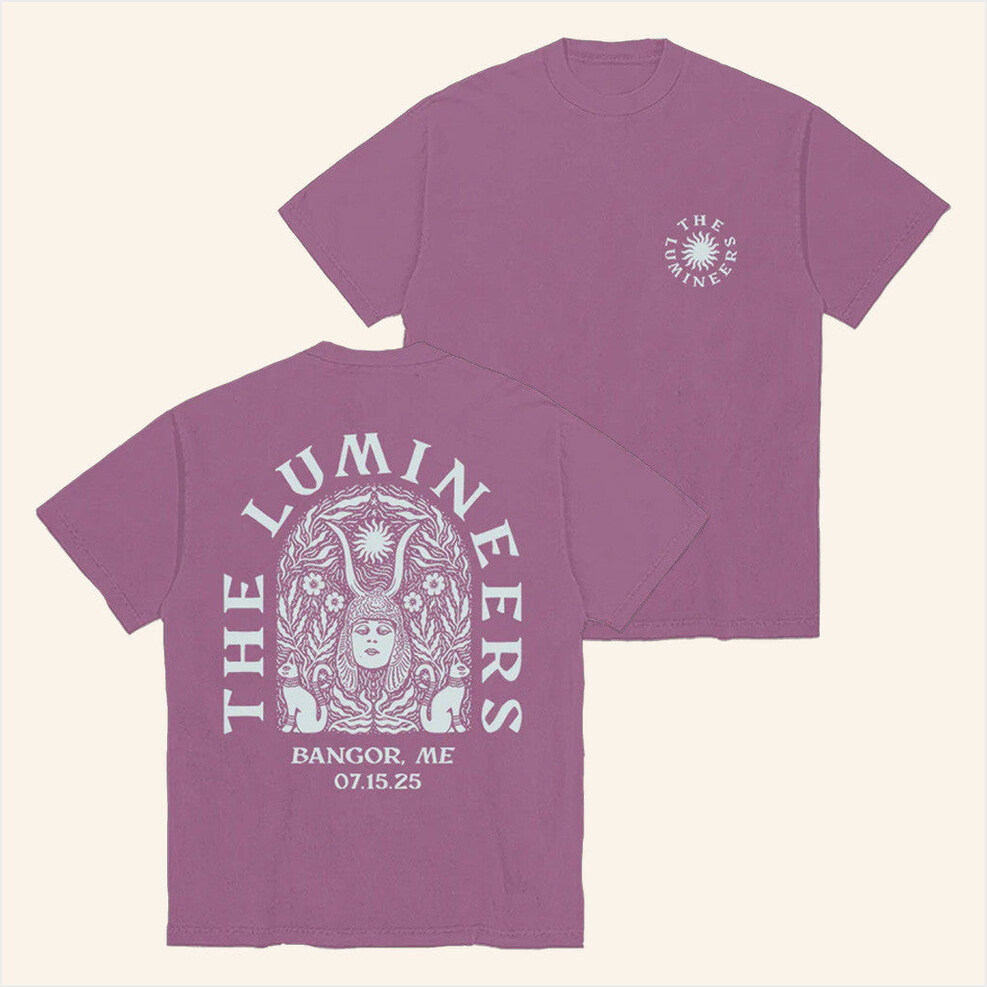 Automatic Bangor Event T-Shirt The Lumineers Merch Gifts For Band Fans Gifts For Best Friend