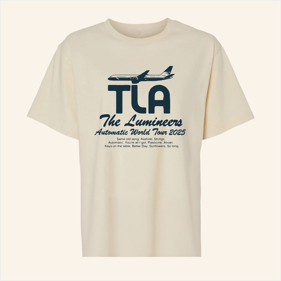 Automatic Tour Shirt The Lumineers Merch Presents For Dad Birthday Gifts For Best Friend