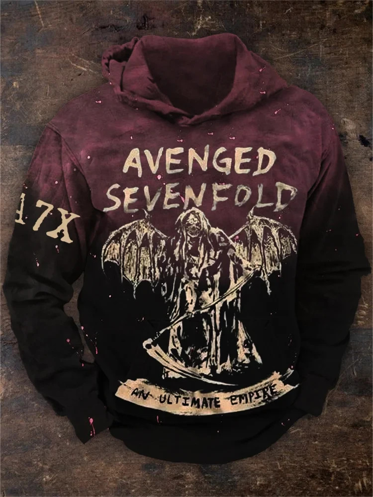 Avenged Sevenfold Merch Avenged Sevenfold Grim Reaper Hoodie Gifts For Fathers Day From Son