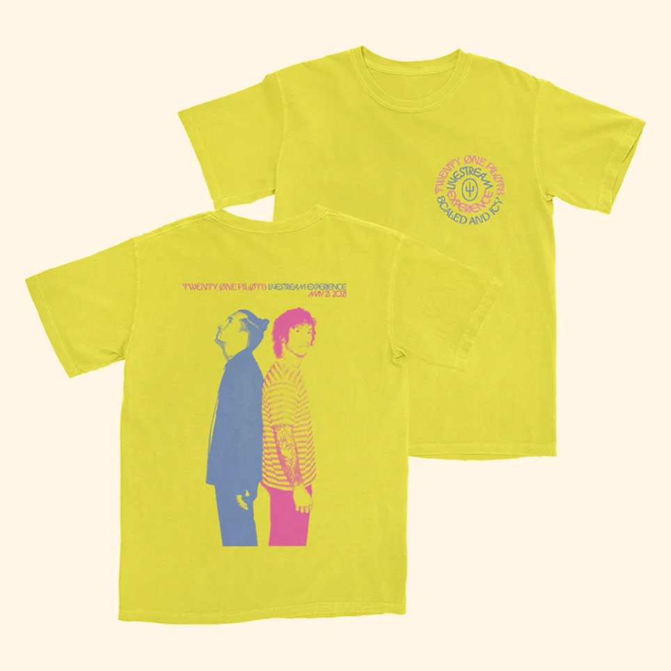 Back 2 Back Yellow T-Shirt Twenty One Pilots Merch Best Birthday Gifts For Dad Gifts For Besties