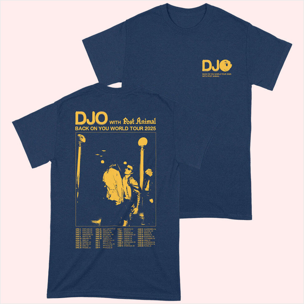 Back On You 2025 Tour T-Shirt DJO Merch Birthday Gifts For Best Friend Christmas Presents