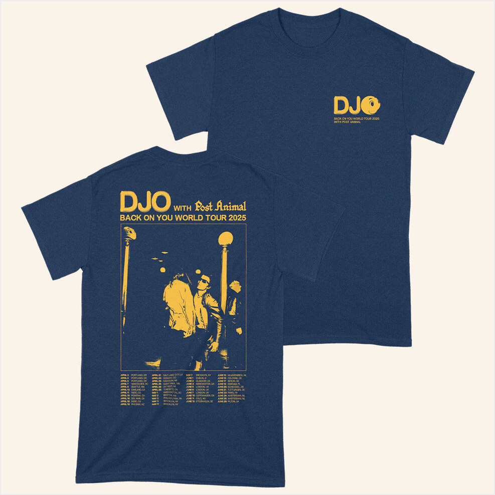 Back On You 2025 Tour T-Shirt Djo Merch Birthday Gifts For Fans Gifts For BFF