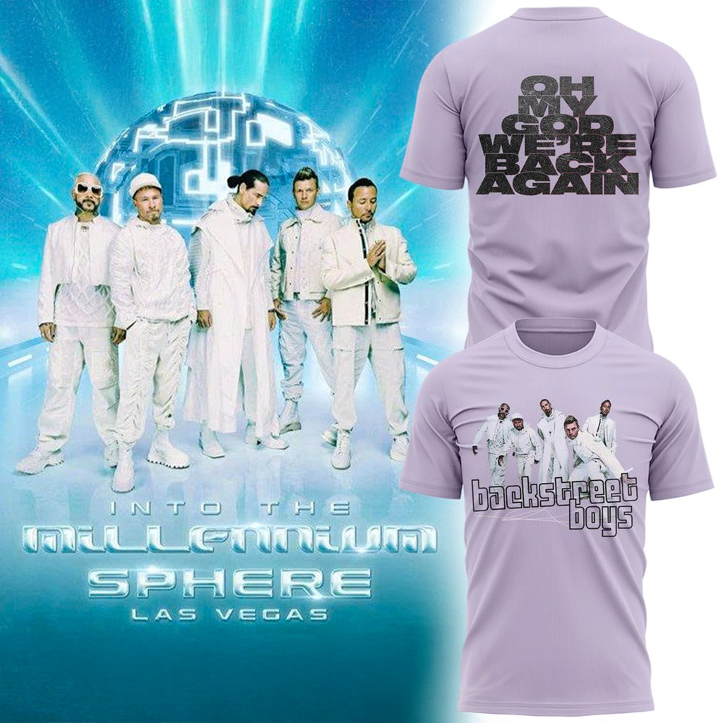 Backstreet Boys Tour Las Vegas Residency Were Back Again T-Shirt Backstreet Boys Merch For Fans