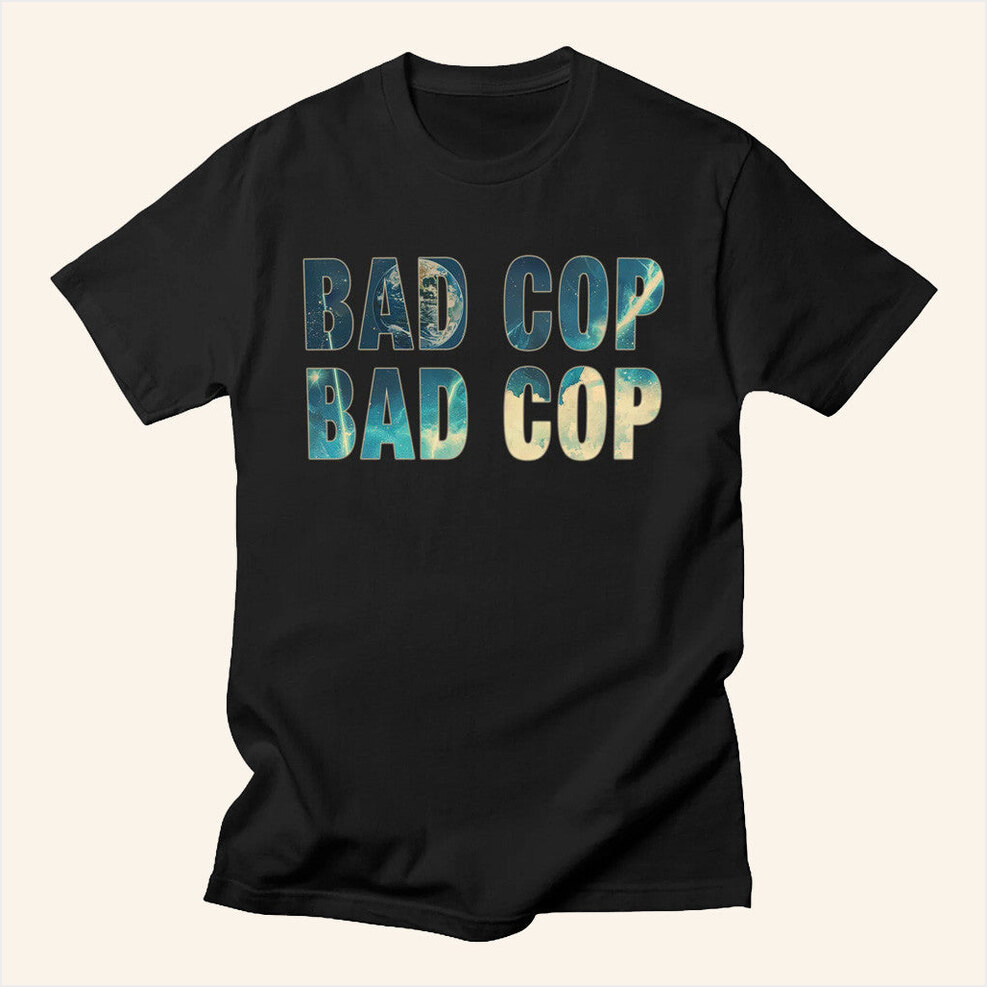 Bad Cop Bad Cop Logo Black T-Shirt Fat Wreck Merch Birthday Gifts For Besties