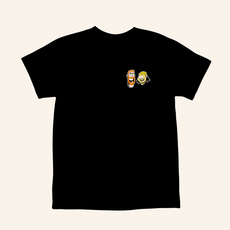 Bad Friends Black T-Shirt Bad Friends Merch BFF Birthday Gifts Ideas Christmas Presents