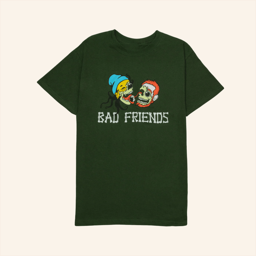 Bad Friends Bones T-Shirt Bad Friends Merch Birthday Gifts For Boyfriend Her Gifts For Besties