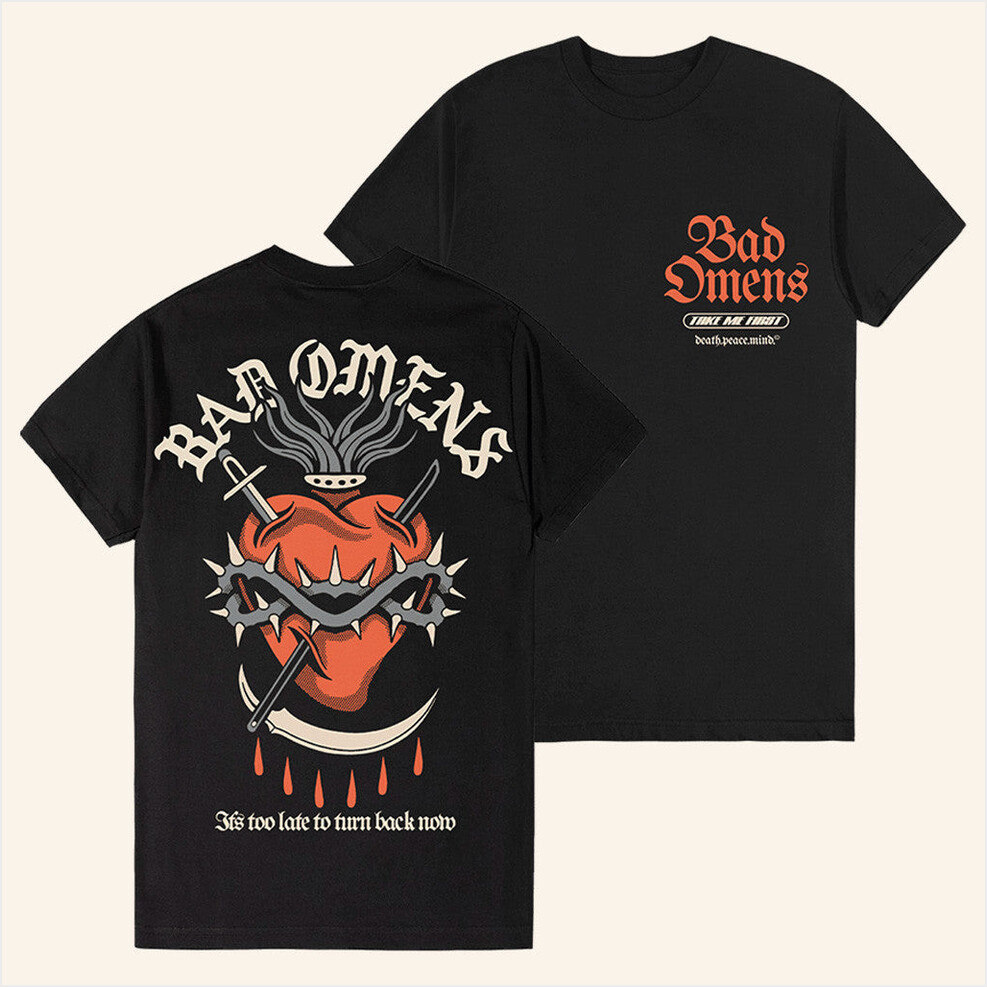 BAD OMENS Take Me First T-Shirt Bad Omens Merch Birthday Gifts For Boyfriend BFF Gifts