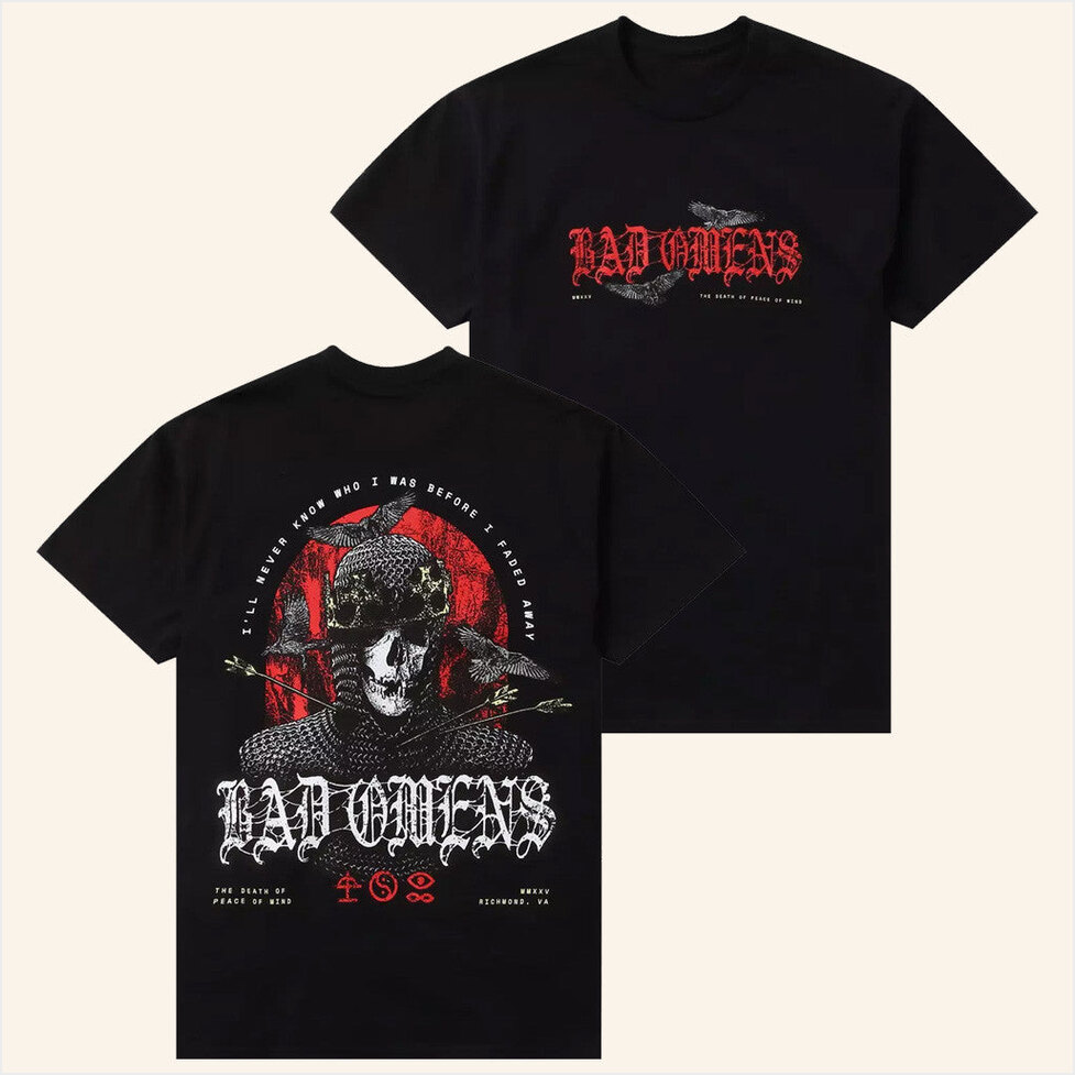 Bad Omens The Death Of Peace Of Mind Medieval King T-Shirt Birthday Gifts For Husband