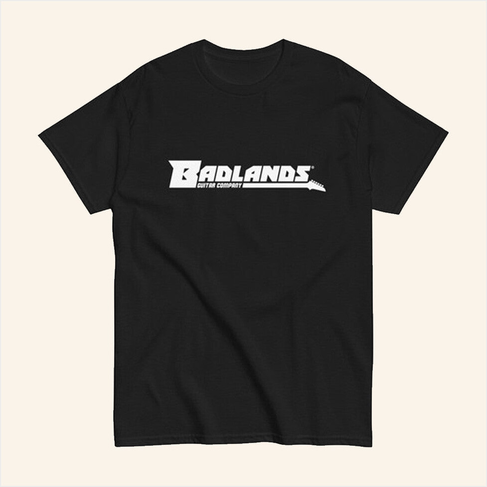 Badlands Logo T-Shirt Badlands Guitar Company Merch Birthday Gifts For Best Friend