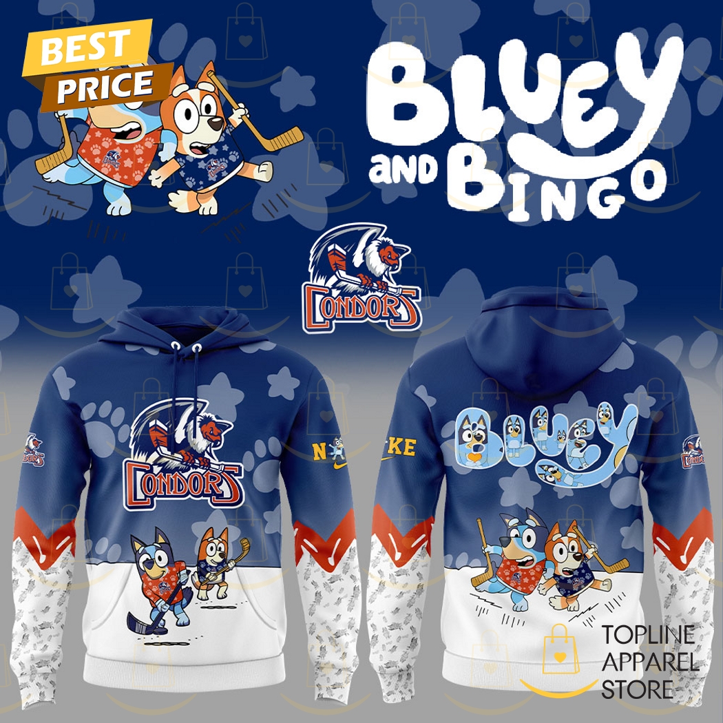 Bakersfield Condors x Bluey And Bingo Hoodie