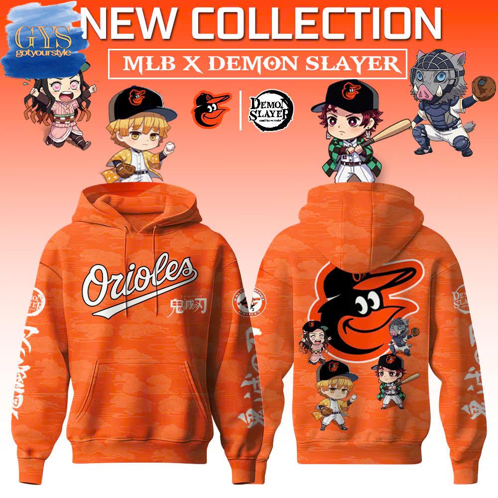 Baltimore Orioles MLB x Demon Slayer Special Edition Hoodie 2025