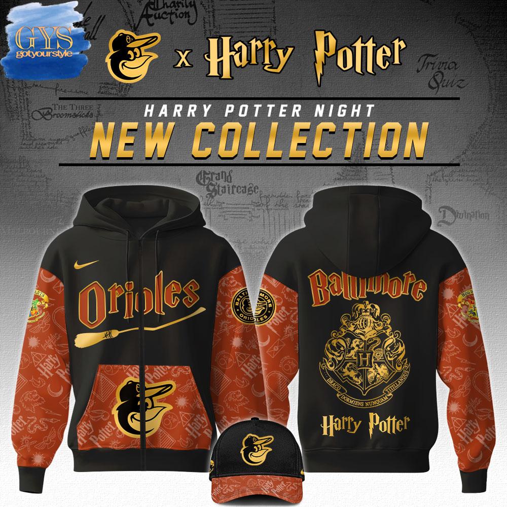 Baltimore Orioles x Harry Potter Night Game 2025 Limited Edition Zip Hoodie