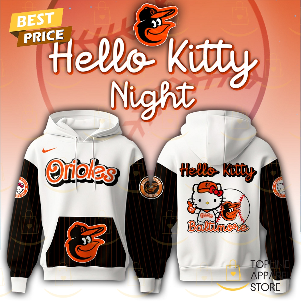 Baltimore Orioles x Hello Kitty 2025 Hoodie