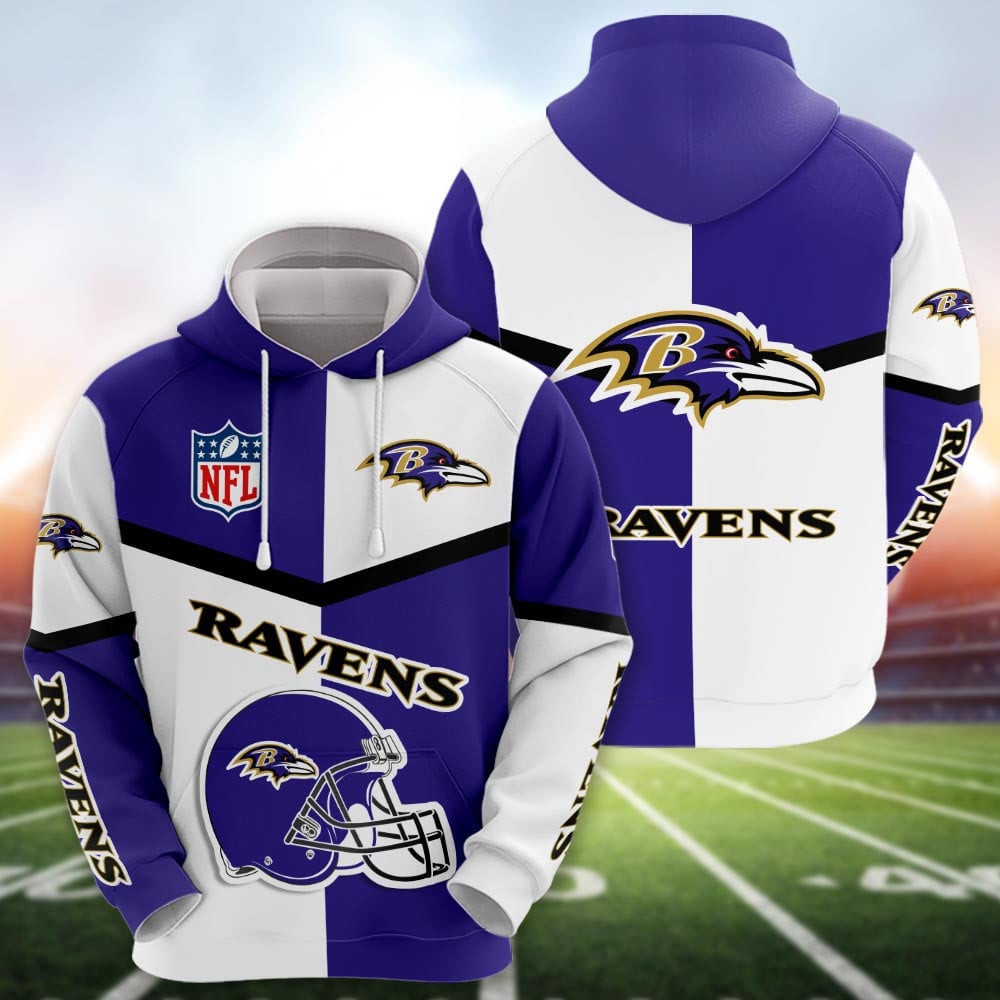 Baltimore Ravens 3D printed Sweatshirt Hoodie Zipped Hoodie
