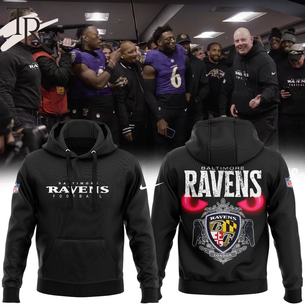 Baltimore Ravens London NFL Football Team Hoodie