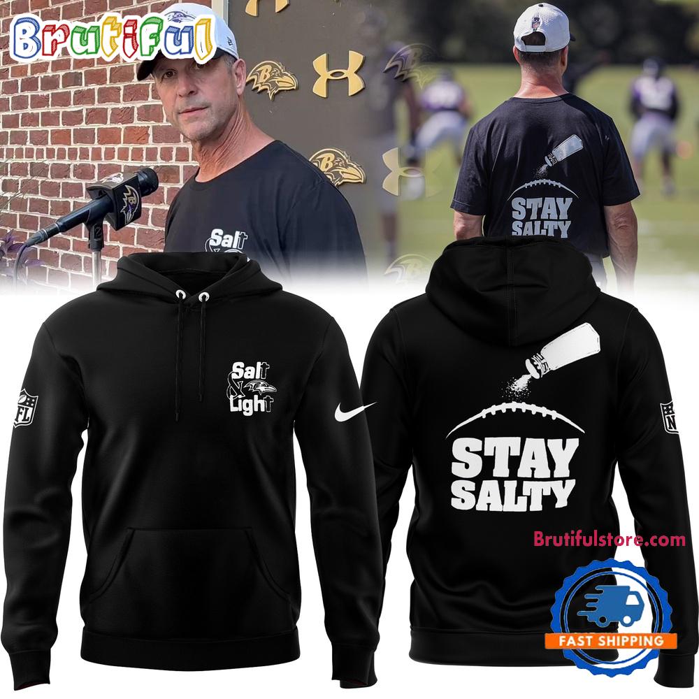 Baltimore Ravens NFL 2024 Special Salt Light Stay Salty Hoodie