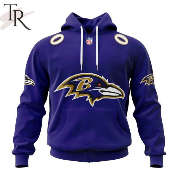 Baltimore Ravens Personalized Name And Number NFL 3D Hoodie Version 98