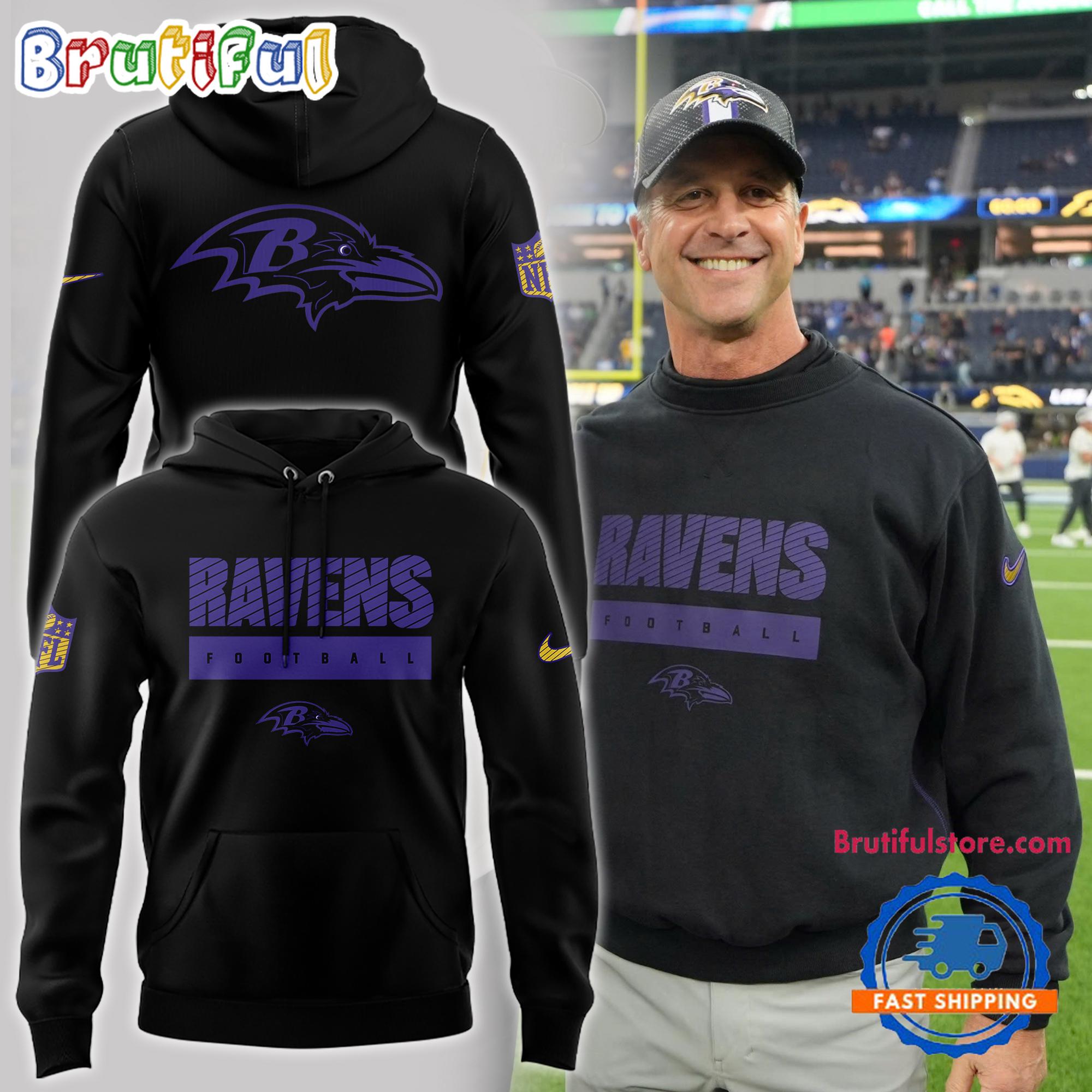 Baltimore Ravens Special New Coach John Harbaugh Hoodie