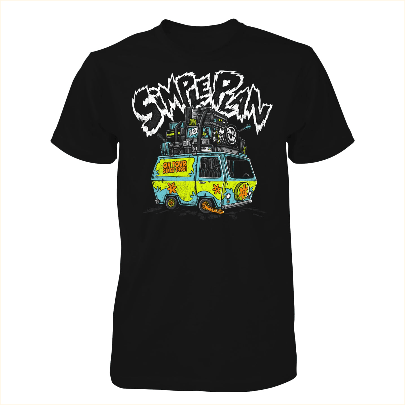 Band In Van Tour T-shirt Simple Plan Merch Gift Ideas For Husband BFF Birthday Gifts