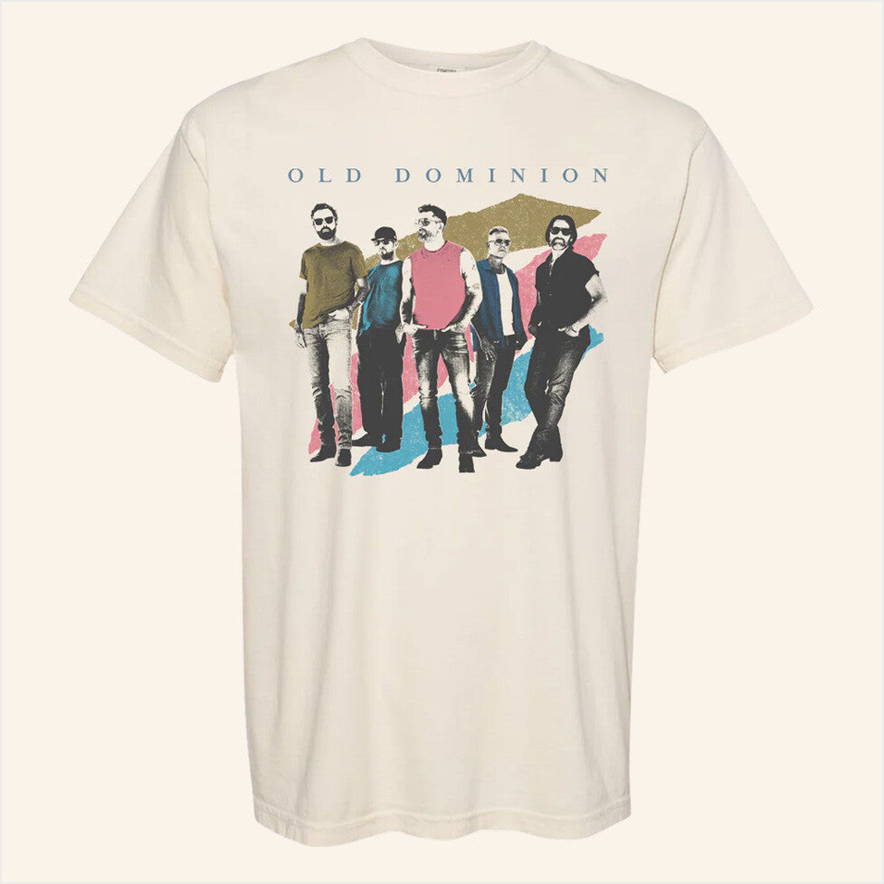 Band Photo T-Shirt Weareolddominion Merch Gift Ideas For Fans BFF Birthday Gifts