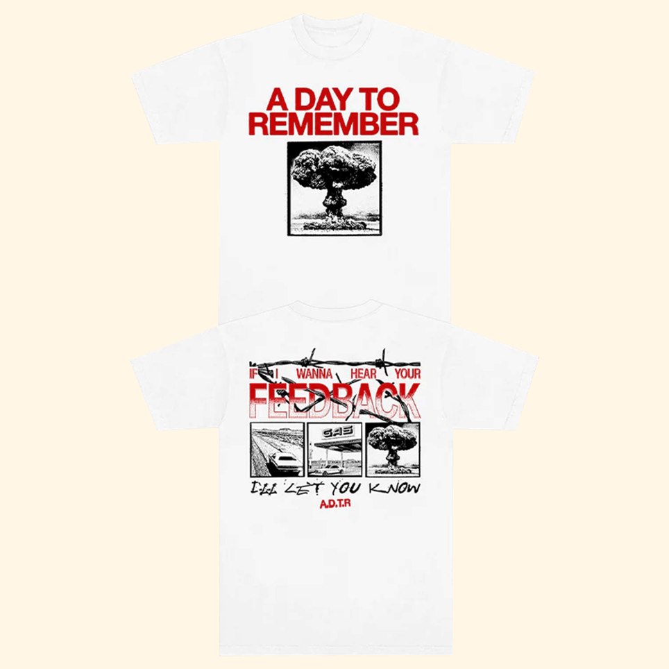 Barbed Wire Feedback T-Shirt ADTR Merch Dad Birthday Gifts For Fathers Day 2025 Gifts For BFF