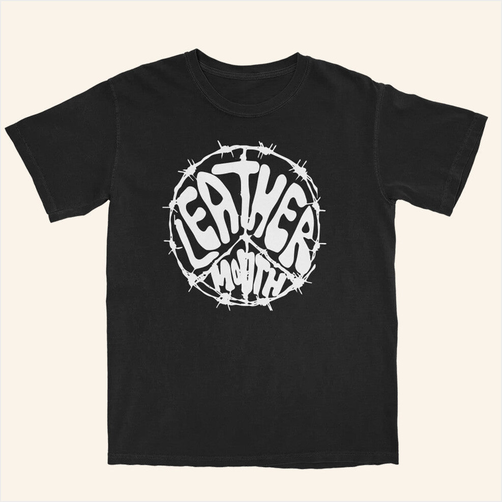 Barbed Wire Peace T-Shirt Frank Iero Merch Black Birthday Gifts For Son Gifts For Friends