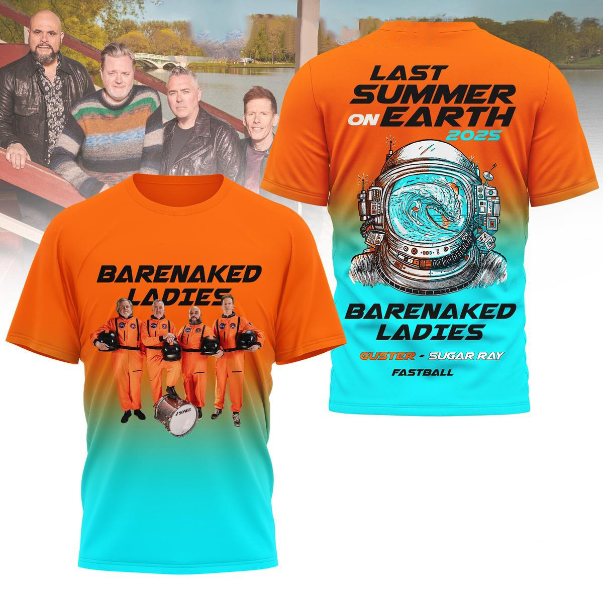 Barenaked Ladies Last Summer On Earth 2025 Shirt Barenaked Ladies Merch Gifts For Him