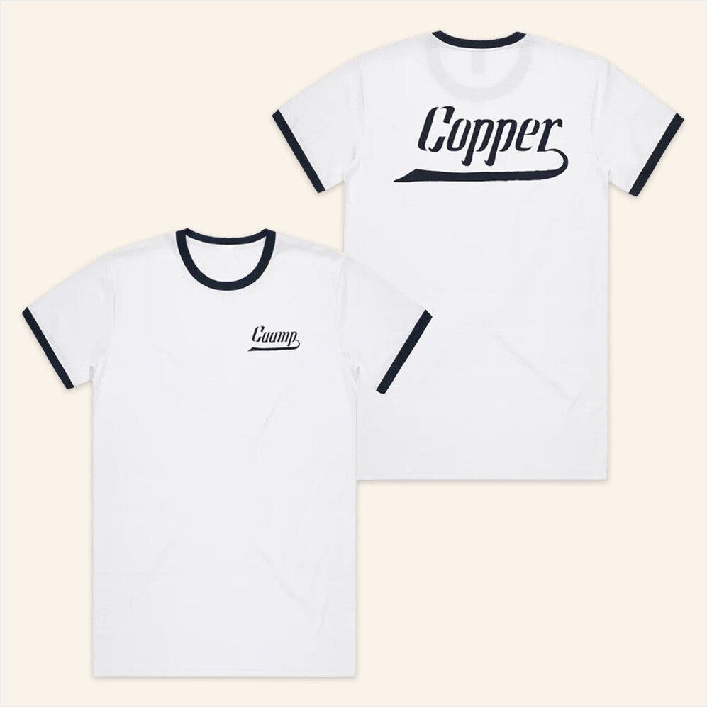 Baseball Logo Ringer T-Shirt Caamp Merch Birthday Gifts For Besties Christmas Presents