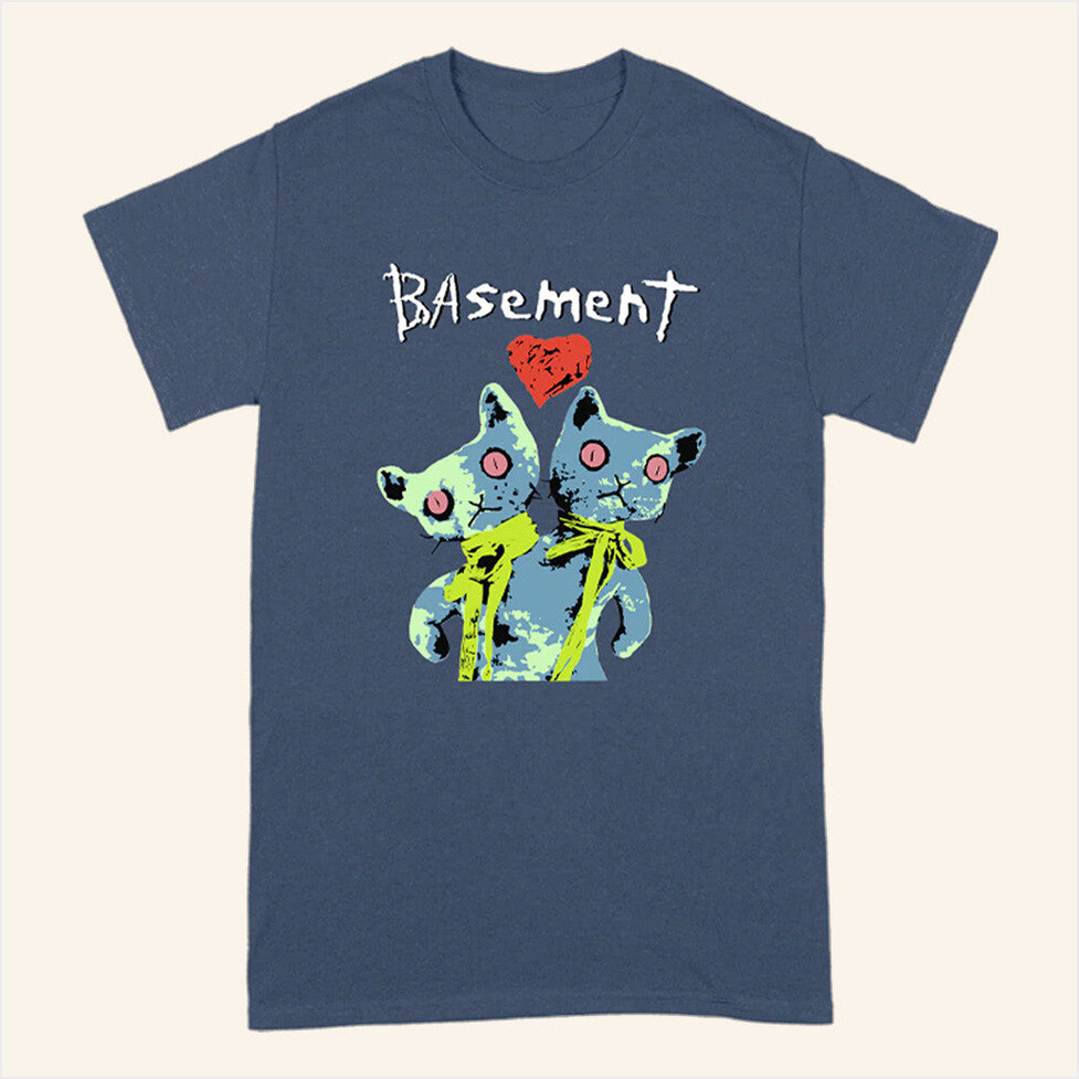 Basement Siamese Cat T-Shirt Imprint Merch Good Birthday Gifts For Brother Gifts For Friends