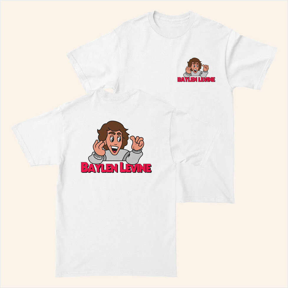 Baylen Levine Cartoon T-Shirt Baylen Levine Merch Birthday Gifts For Dudes Gifts For Best Friend