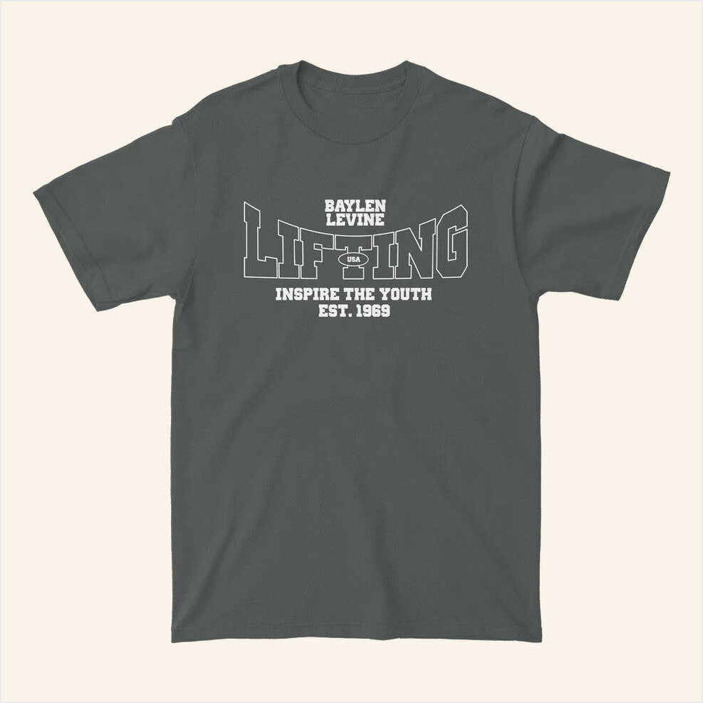 Baylen Levine Lifting T-Shirt Baylen Levine Merch Birthday Gifts For Besties Christmas Presents
