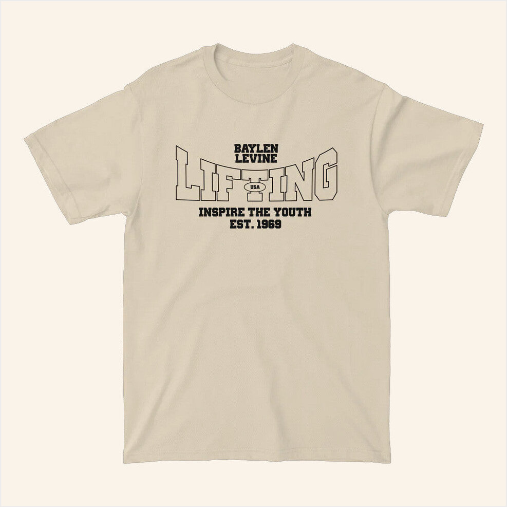Baylen Levine Lifting T-Shirt Baylen Levine Merch Good Birthday Gifts For Him BFF Gifts