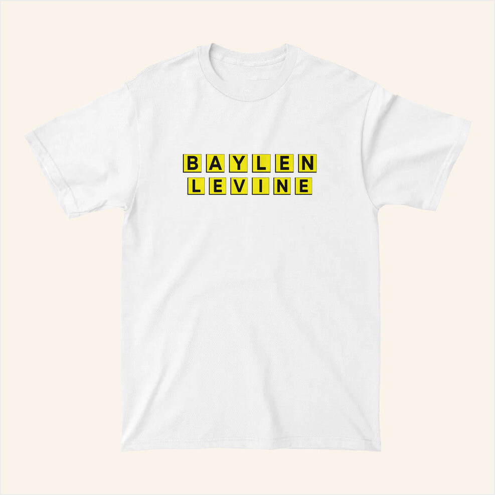 Baylen Levine White T-Shirt Baylen Levine Merch Best Friend Birthday Gifts Christmas Presents
