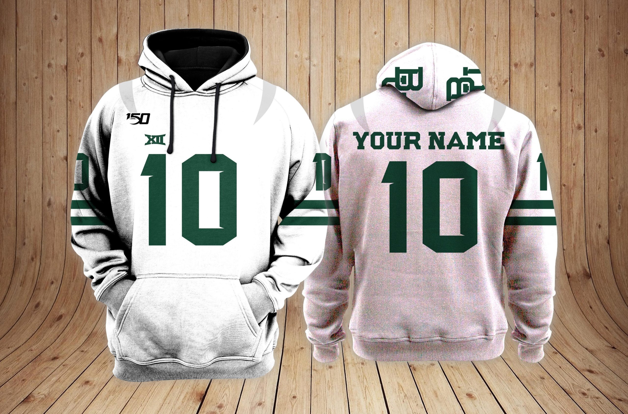 Baylor Bears football NCAA Custom 3D Hoodie PT24081