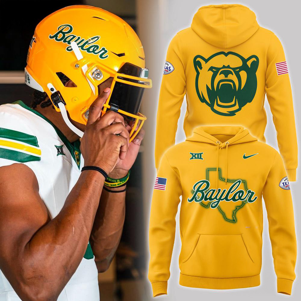Baylor Bears Football New Texas Bowl Hoodie Unique Gifts For Football Lovers
