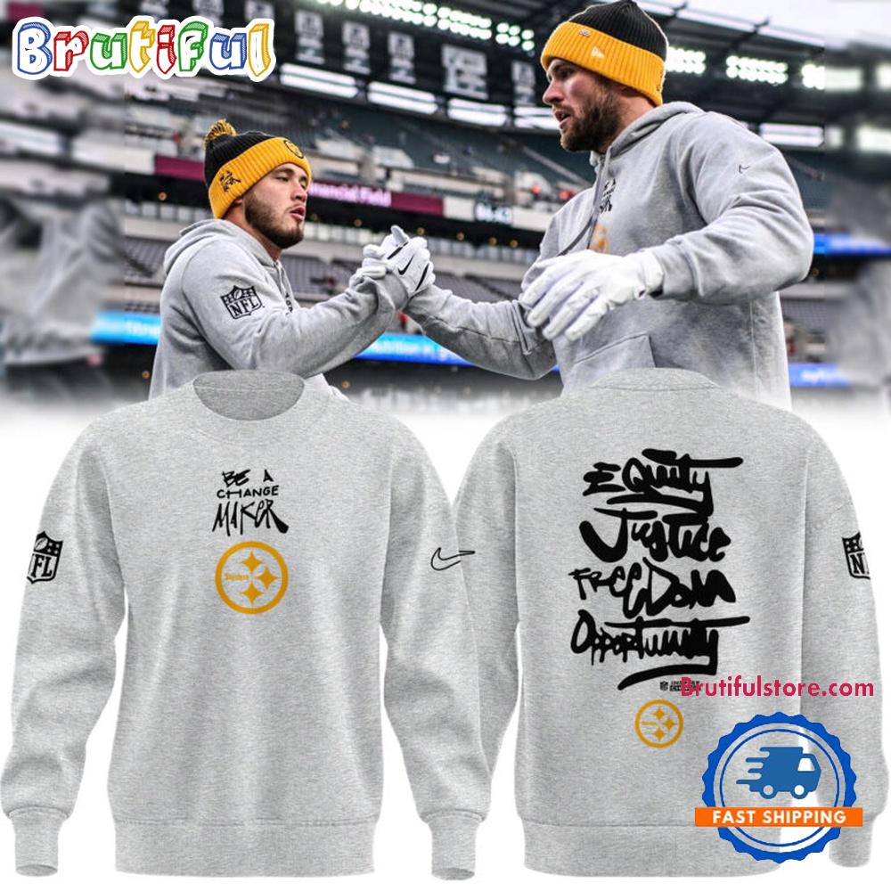 Be A Change Maker Pittsburgh Steelers Limited Edition Sweatshirt