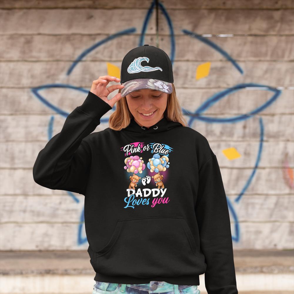 Bears Pink Or Blue Daddy Loves You Gender Reveal