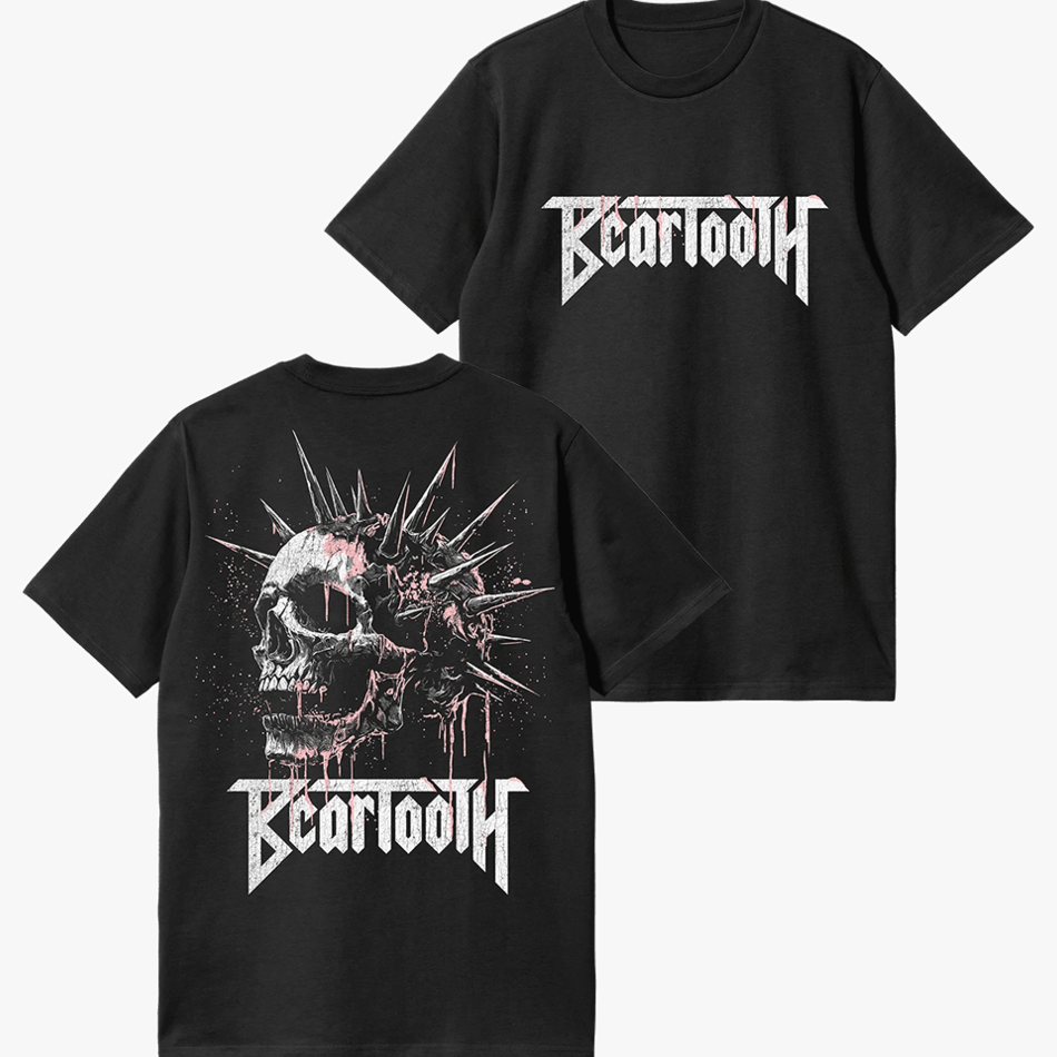 Beartooth Merch Beartooth Skull T-Shirt Best Gifts For Dad Birthday Gifts For Besties