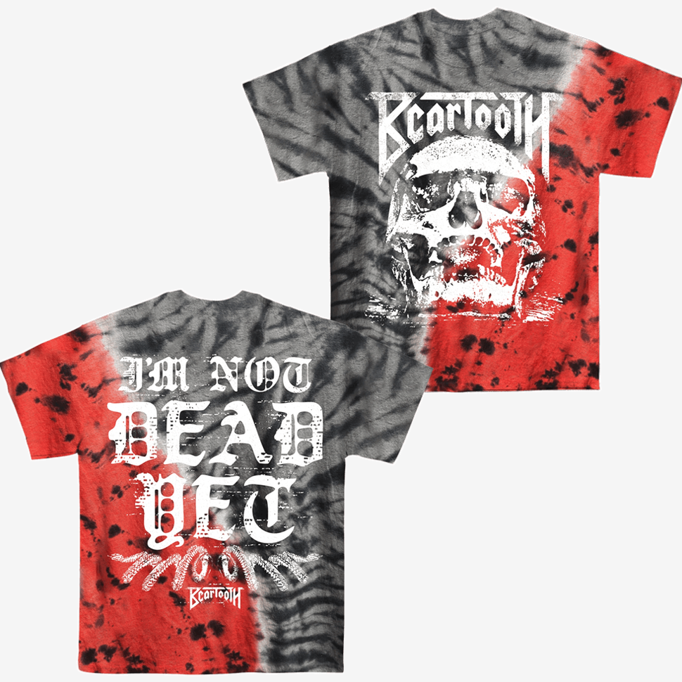 Beartooth Merch Beartooth Skull Tie Dye T-Shirt Unique Dad Gifts For Fathers Day Gifts For BFF