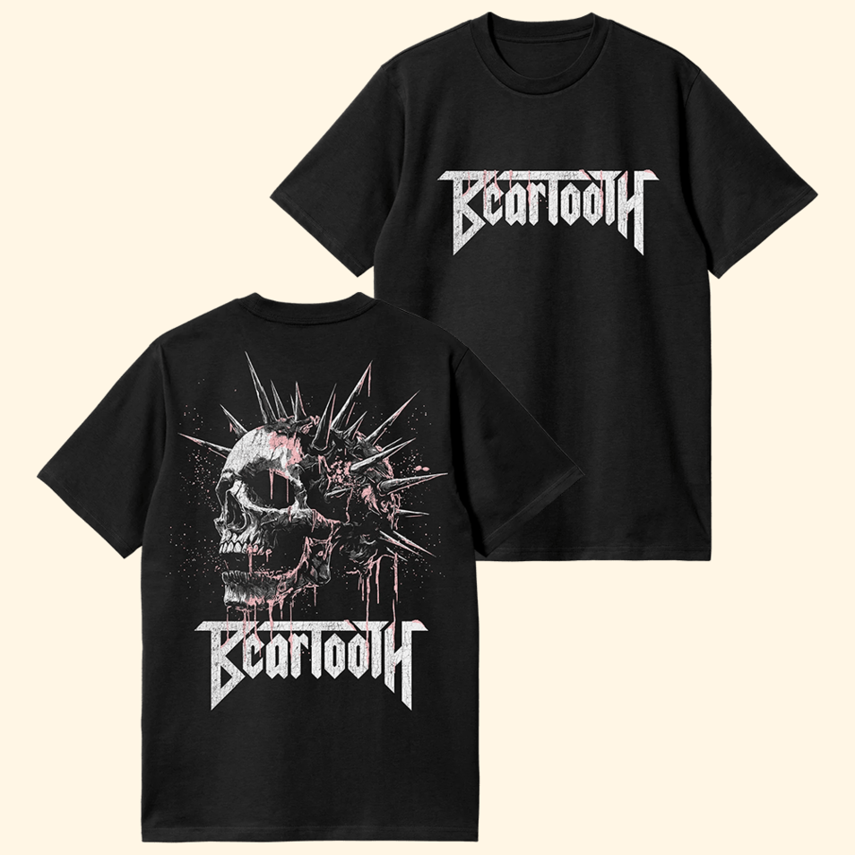 Beartooth Skull T-Shirt Beartooth Merch Best Gifts For Dad Birthday Gift Ideas