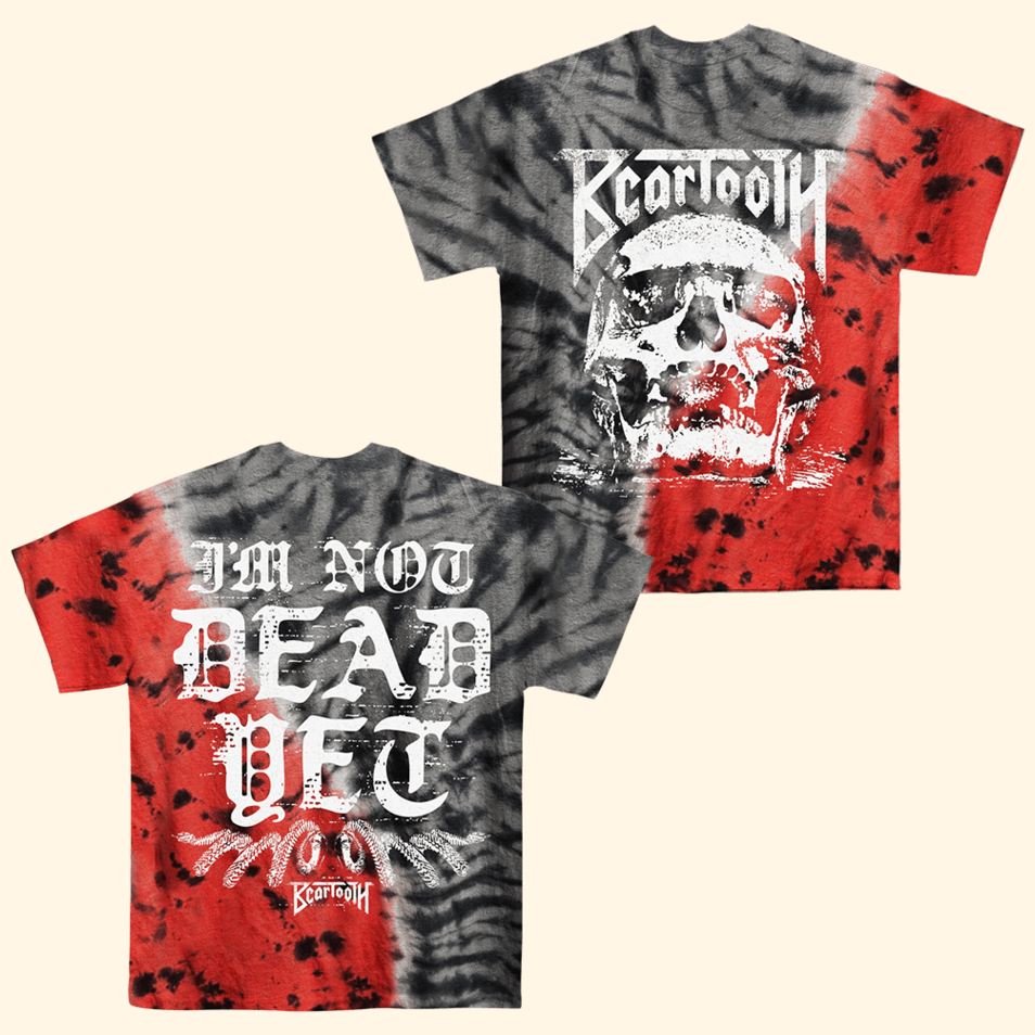 Beartooth Skull Tie Dye T-Shirt Beartooth Merch Unique Dad Birthday Gifts For Fathers Day