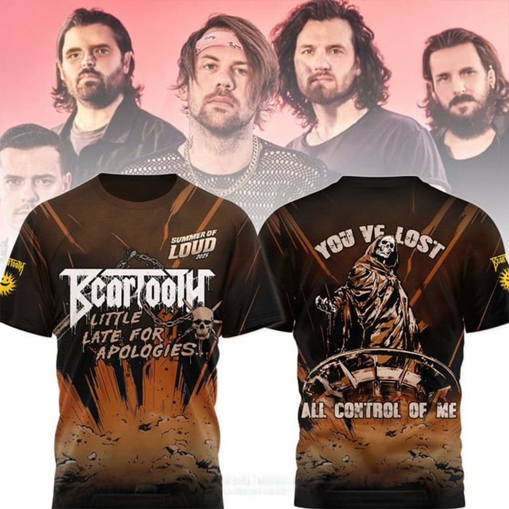 Beartooth Summer Of Loud Tour 2025 Shirt Beartooth Merch Gifts For Rock Band Fans