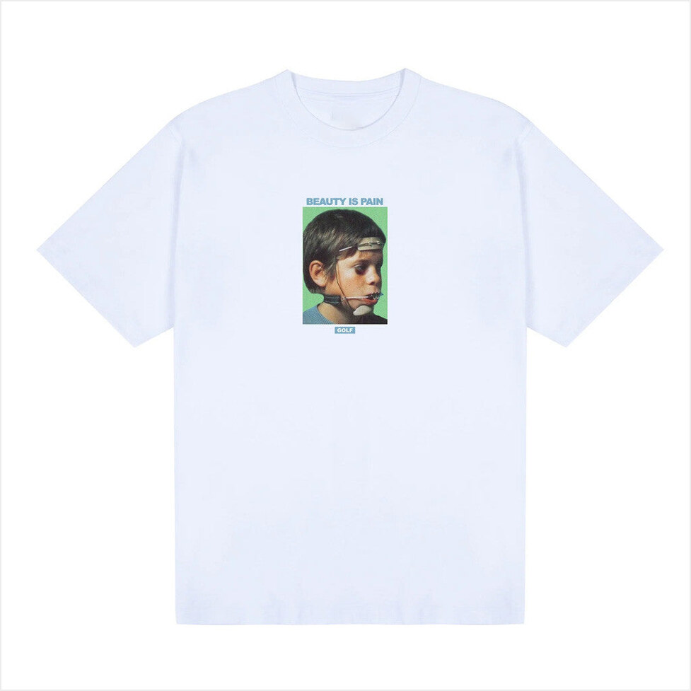 Beauty Is Pain T-Shirt Tyler The Creator Merch White Golf Wang Merch Best Friend Birthday Gifts