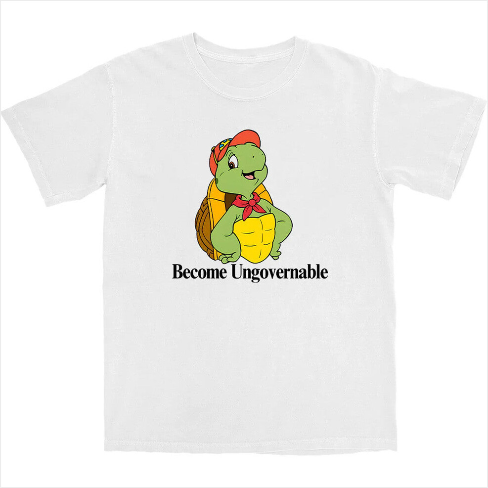 Become Ungovernable Turtle T-Shirt Shitheadsteve Merch Best Birthday Gifts For Husband